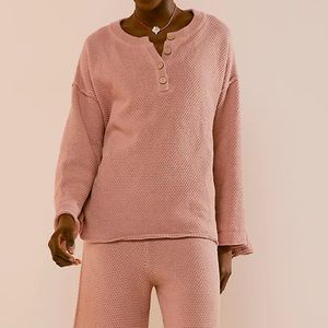 NWT FREE PEOPLE HAILEE SWEATER SET